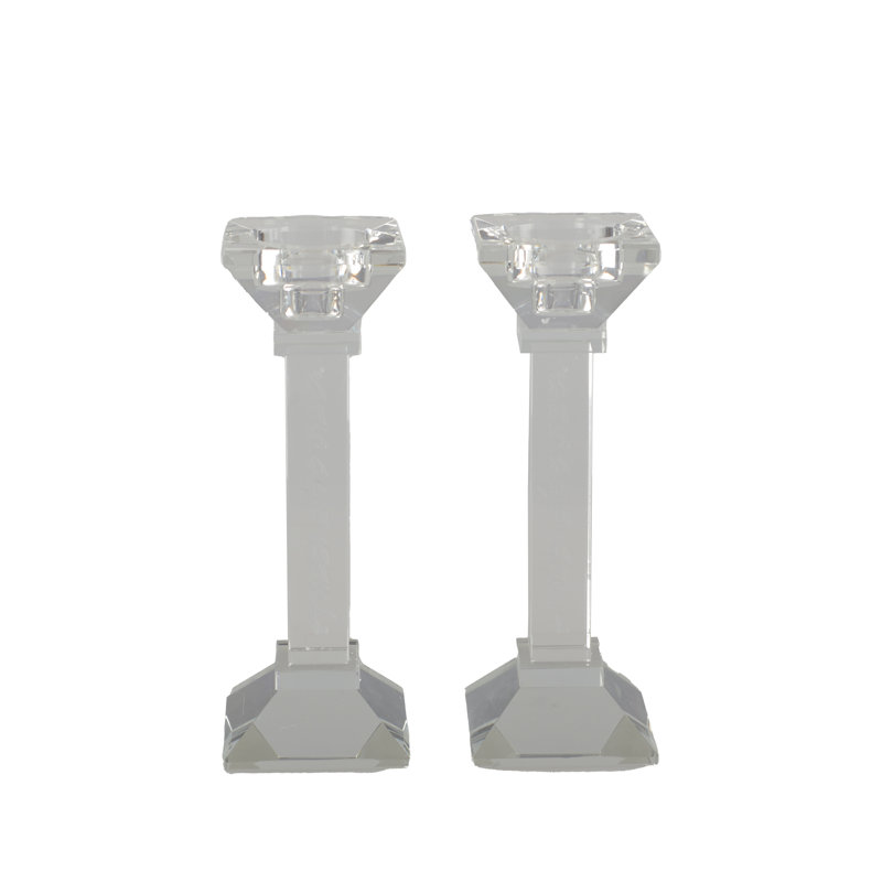 Glass Tabletop / Centrepiece Candlestick
