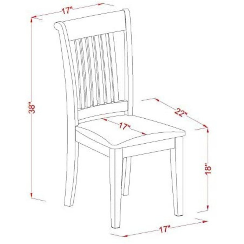 Ensemble de table à manger 5 pièces pour 4 personnes comprenant une table de salle à manger carrée et 4 chaises de cuisine en lin, chêne