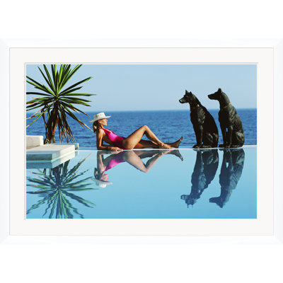 Pantz Pool Photographic Print by Slim Aarons