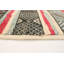 Ivoire Tapis décoratif en laine de conception unique 4 pi 2 po x 6 pi 1 po noué à la main