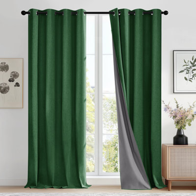 Ipswich Blackout Thermal Grommet Curtain Panels