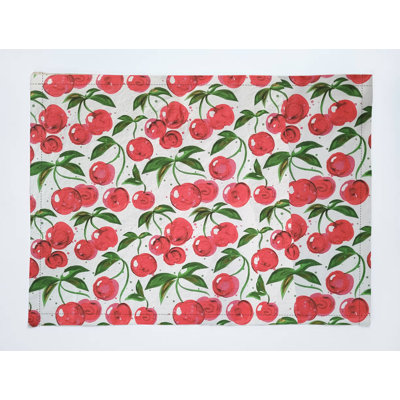 Hallettsville Cherries Dining Linen Set