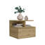 Table de chevet flottante H 12 po, murale avec tiroir simple et tablette à 2 niveaux-1323512228