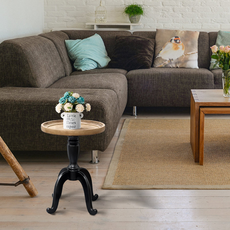 Chloe-Rose Pedestal End Table