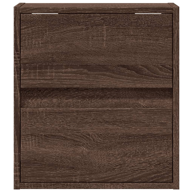 Coenraad 41cm W Bedside Table, Brown Oak