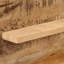 Bouzov Solid Wood Rectangle Wall Mirror with Shelves