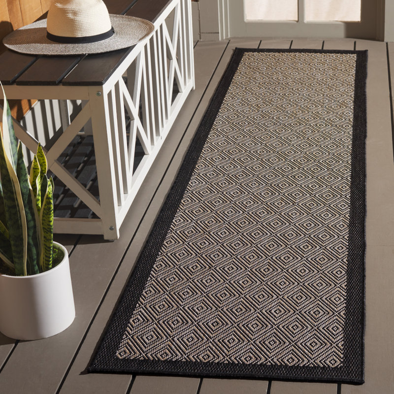 Weranna Performance Performance Geometric Rug, Runner 2' x 8'