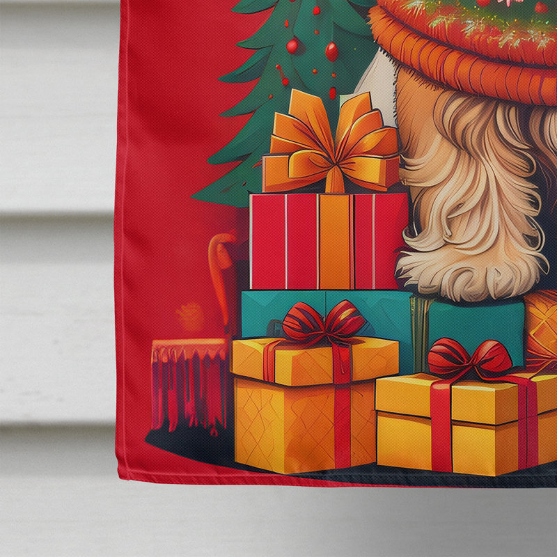 Double Sided 40'' H x 28'' W Polyester Christmas House Flag
