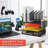 Desk Organizer With Drawer, 4-Tier Mesh Desk File Organizer With 5 Vertical File Holders And 2 Pen Holders, Multifunction Desktop Organizer