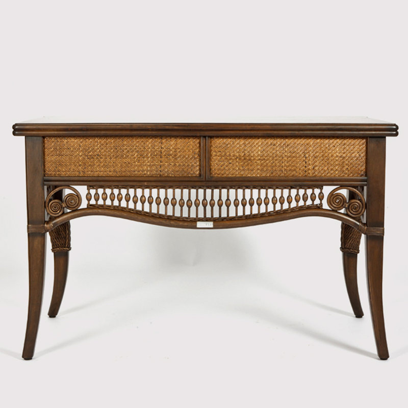 Bureau en rotin luxueux de style chinois