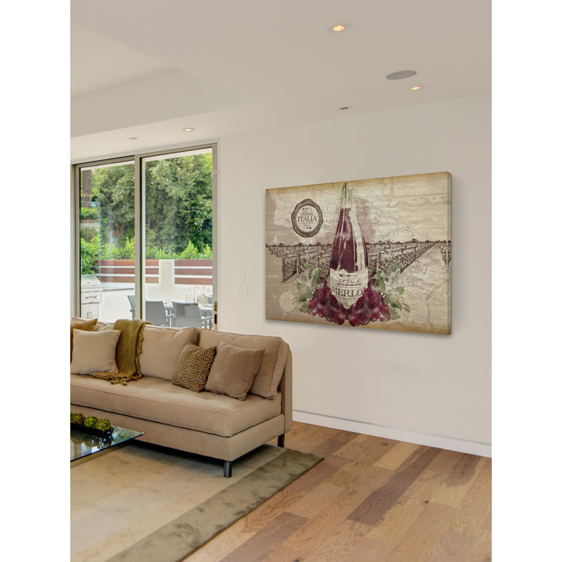 « wine 2 », reproduction d’art sur toile tendue, 20 po x 30 p