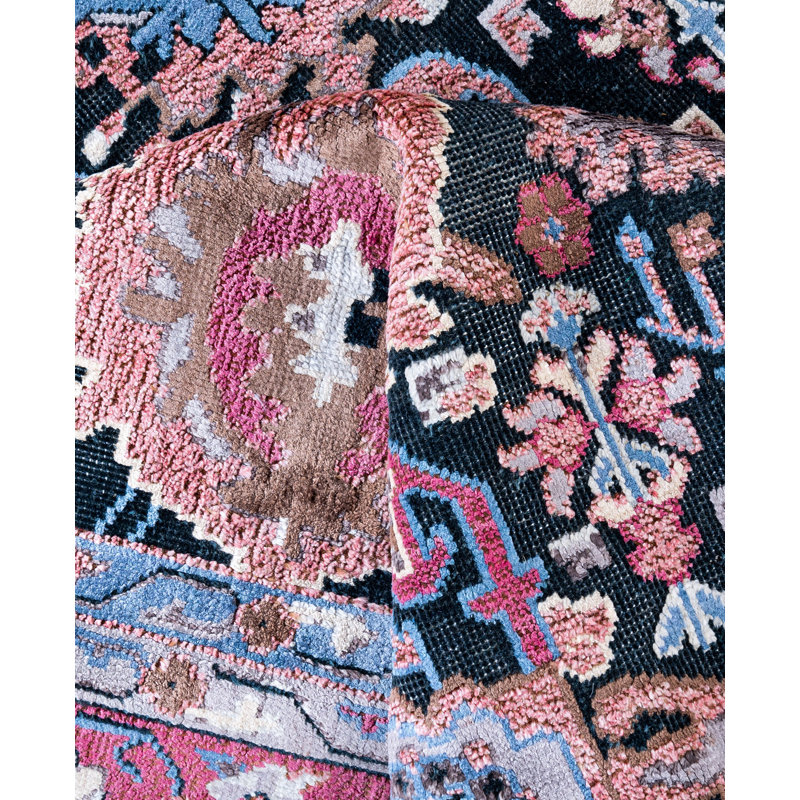 Overdyed One-of-a-Kind 8' 10" X 12' 4" Hand Knotted Area Rug