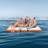 8 x 5FT Non-Slip Water Floating Dock Mat with Portable Carrying Bag & Detachable Ladder