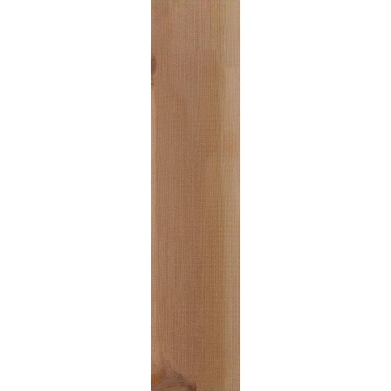 Corbeau méditerranéen avec contre-plaque, H 24 po x l 5,5 po x P 12 po, Cèdre rouge, Lisse