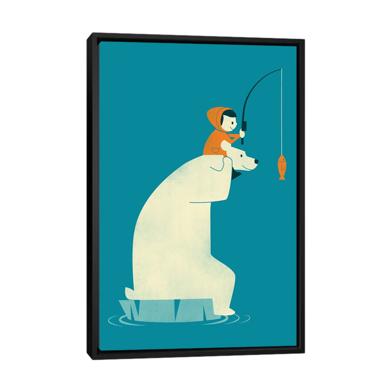 «Dinner for Two» par Jay Fleck, reproduction sur toile tendue, H 26 po x l 18 po x P 1,5 po, Toile avec cadre noir