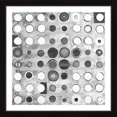 « inconsistent cercles », reproduction d’art encadrée