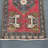 20.9x38.2 Inch Vintage Patchwork Rug, Small Red Rug