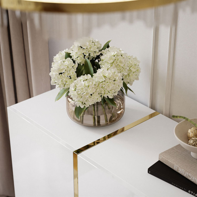 Sideboard ONYX 4D 158 cm white/ white gloss, White Gloss