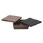 Table basse rotative avec grain de bois-1125745095
