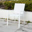 Fauteuil de patio empilable en aluminium 10 pièces Gussy