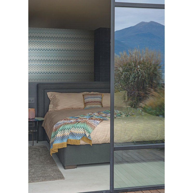 Double rouleau Missoni 4 Happy Zig Zag, Bleu
