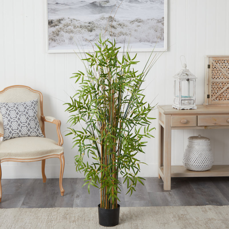 60'' Faux Bamboo Plant in Planter
