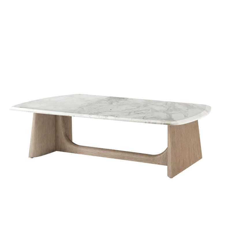 Repose Marble Coffee Table, Gray