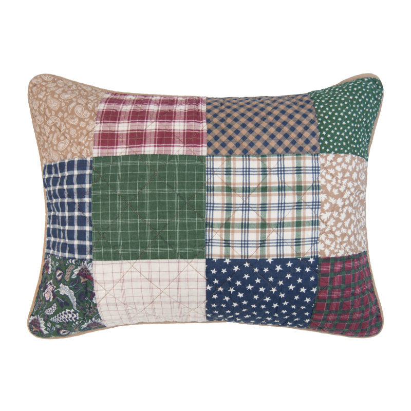 Donna Sharp Rustic Paisley 3PC King Traditional Pieced Cotton Quilt Set, King Quilt + 2 King Shams