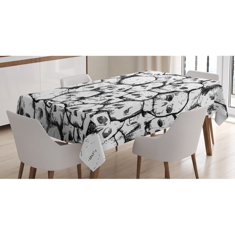 Skull Tablecloth, 84" x 60"