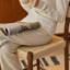 Chaise d'appoint à dossier bas en noyer (ensemble de 6)-342699460-342699463-342699513