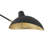 Rancourt 3-LIght Black Finished Long Arms  Dimmable Classic  Semi-Flush Mount Light Fixture