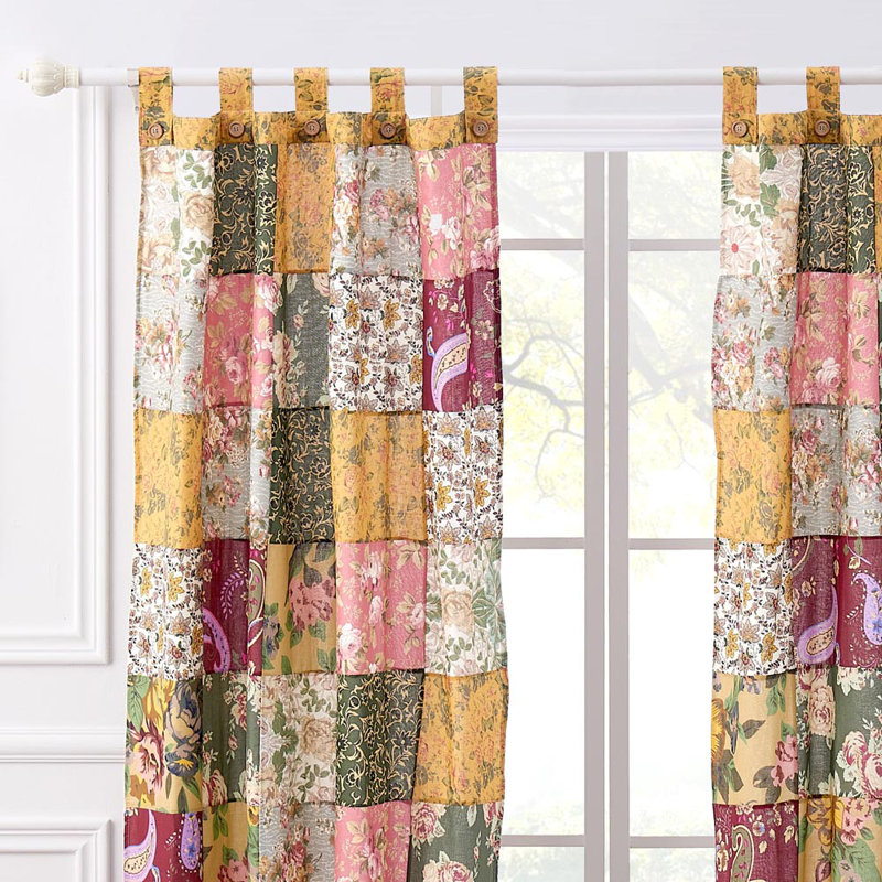 Greenland Home Fashions Antique Chic Window Panel Pair