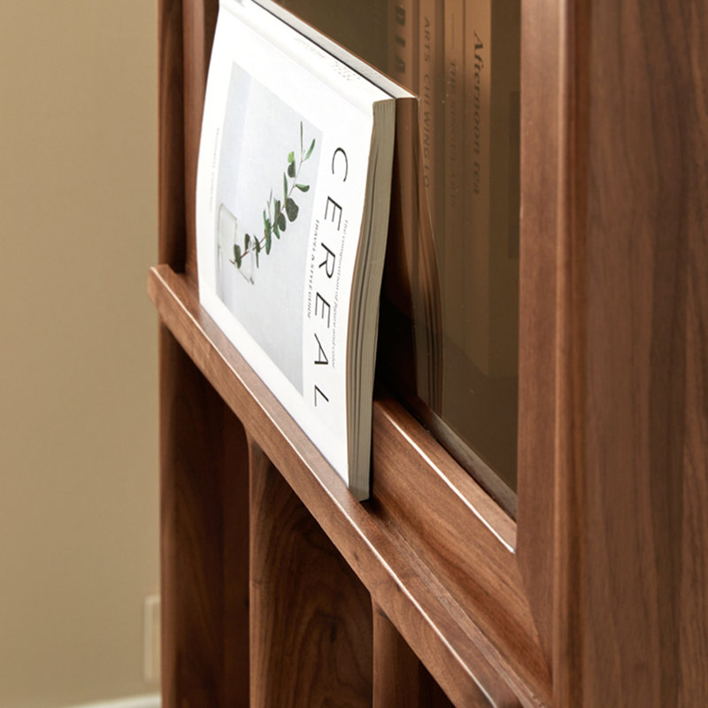 Pure solid wood furniture bookcase