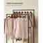 Sprowston 100cm Rolling Clothing Rack