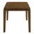 Warren Dark Brown Rectangular Dining Table
