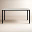 PARSON MARBLE DINING TABLE SMALL BLACK BASE