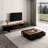  Walnut Veneer TV Stand with 4 Drawers-1879433039-1879744180