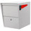 Package Master Steel Post Mounted Mailbox with Magnetic Closure