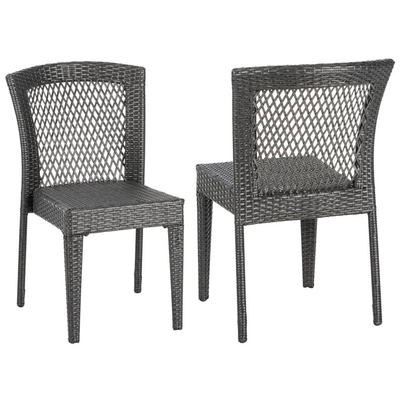 Gris empilable 2 - chaises élégantes pour la détente en plein air, Gris