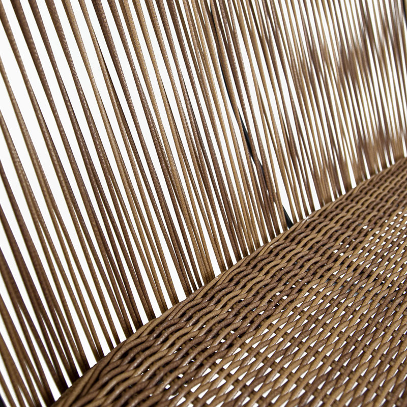 Egishe Rattan Traditional Bench, Natural