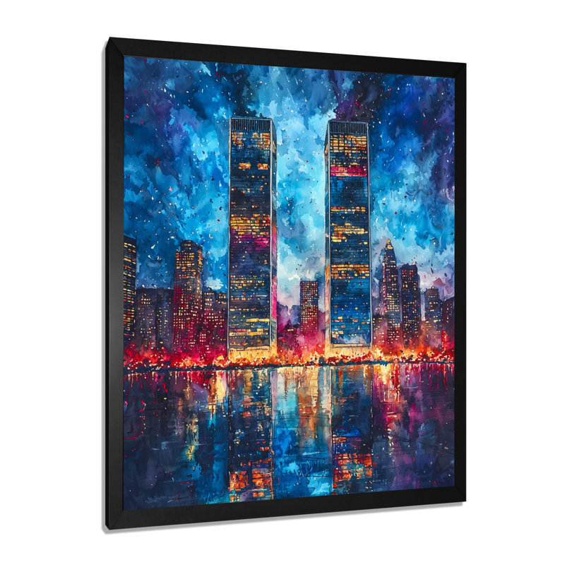 Picarsic - paysages, art mural sur toile, Noir, noir, noir, noir, H 20 po x l 12 po, Reproduction encadrée d'une seule photo