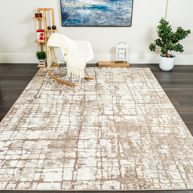 Tapis rectangulaire de 6 pi 7 po x 9 pi 6 po Kerkhoven