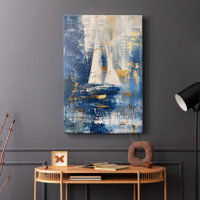 NAUTICAL Series CXCIX - Toile tendue avec châssis Premium - Prêt à être accroché
