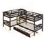 Lit simple en L avec lit gigogne-48000892