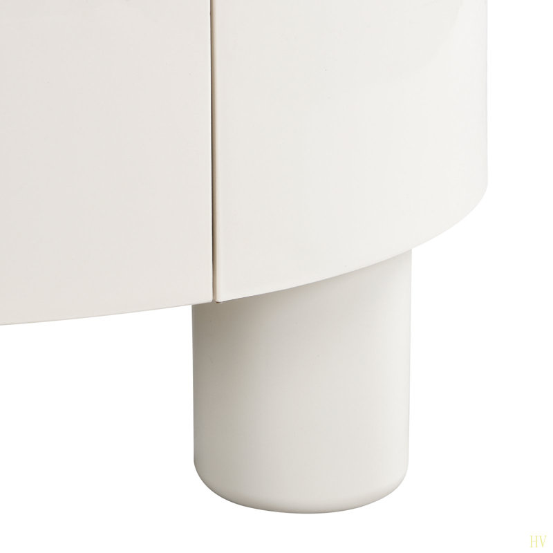 Ensemble de 2 tables basses rondes gigognes, table basse avec tiroir de rangement, table centrale en plastique pour le salon, grand 27,56 po, petit 19,69 po