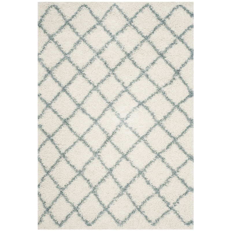 Skyleen Shag Performance Geometric Rug, Rectangle 3' x 5'