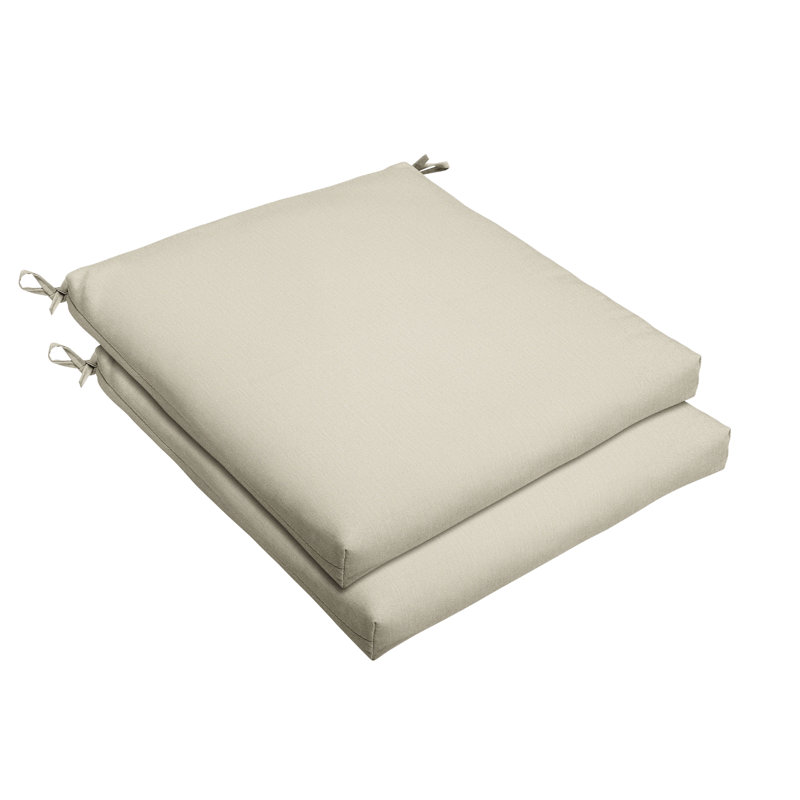 Coussin de siège intérieur/extérieur Sunbrella, L 19 po x P 19 po, Sunbrella® blanc