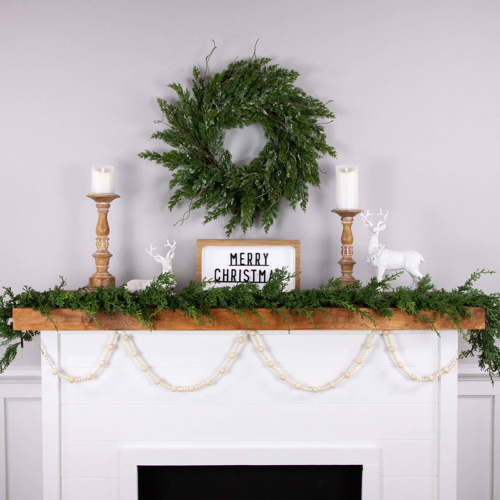 Wood 72'' Novelty Garland Garland