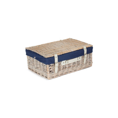 Wicker Hamper Basket with Lining