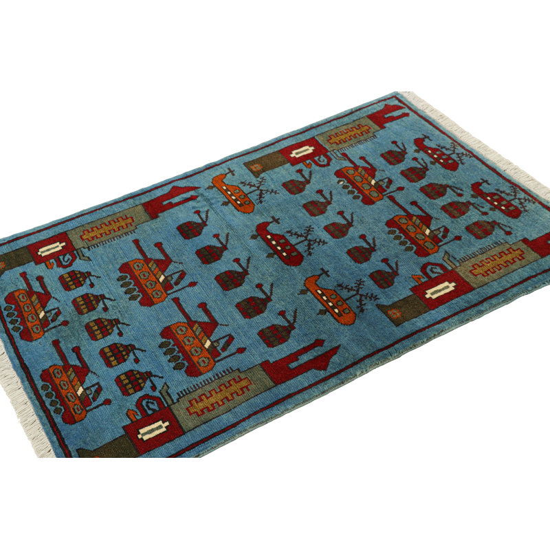 One-of-a-Kind 2'8"X4'0" Hand Knotted Area Rug